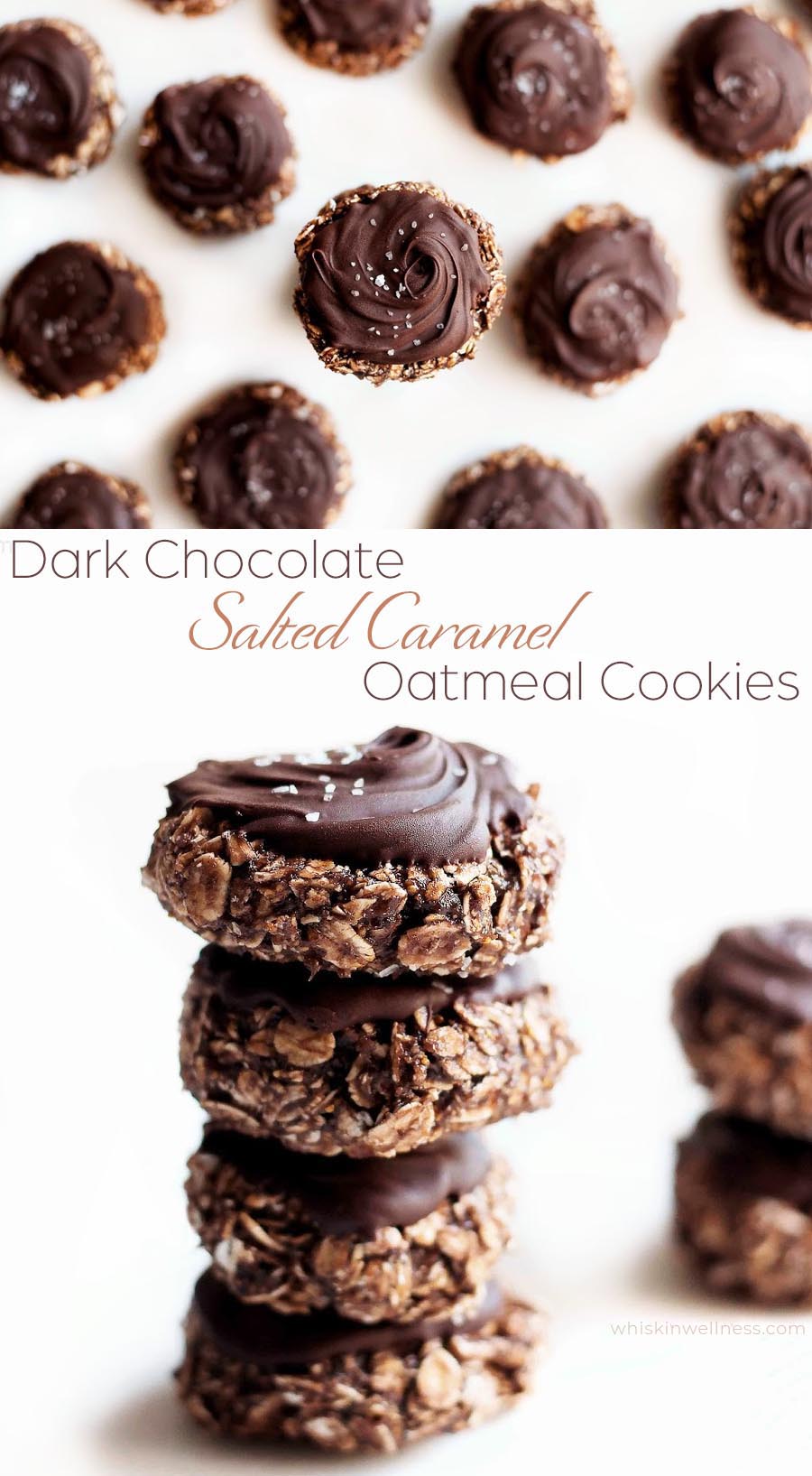 dark chocolate salted caramel oatmeal cookies pinterest.wiw