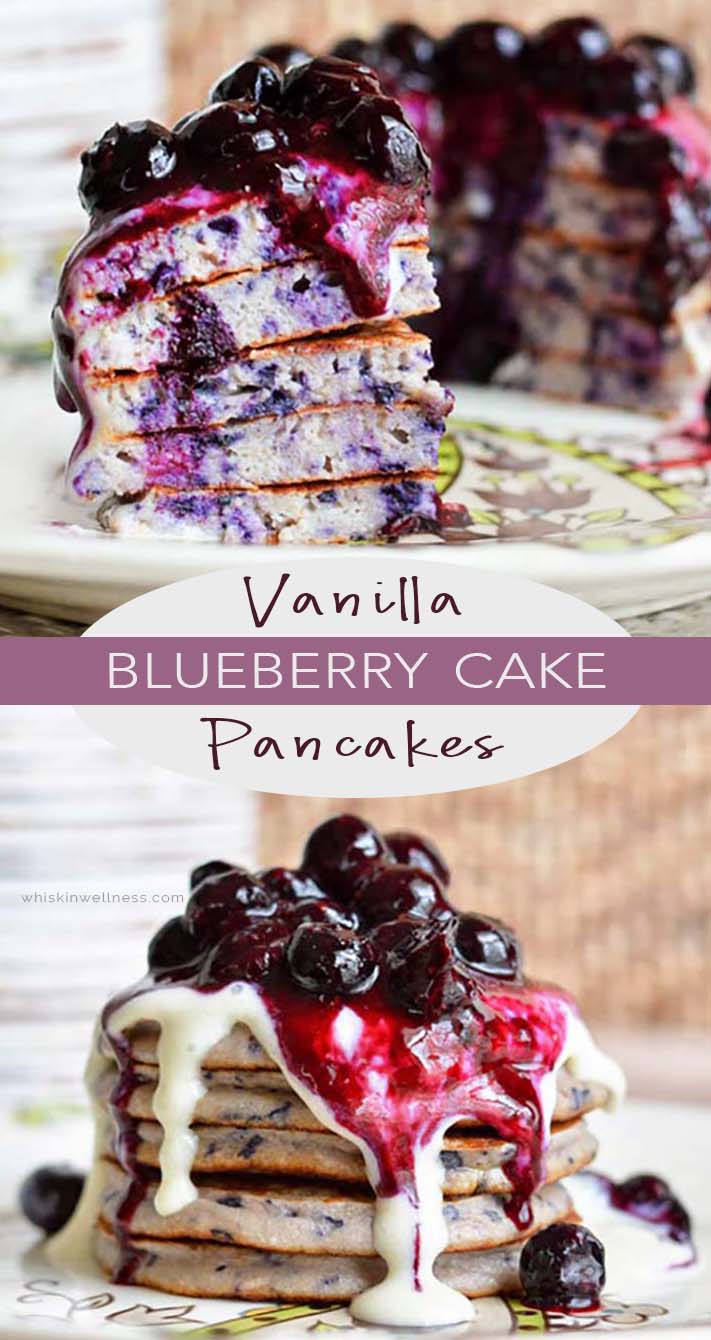 vanilla blueberry cake pancakes.wiw .pinterst2