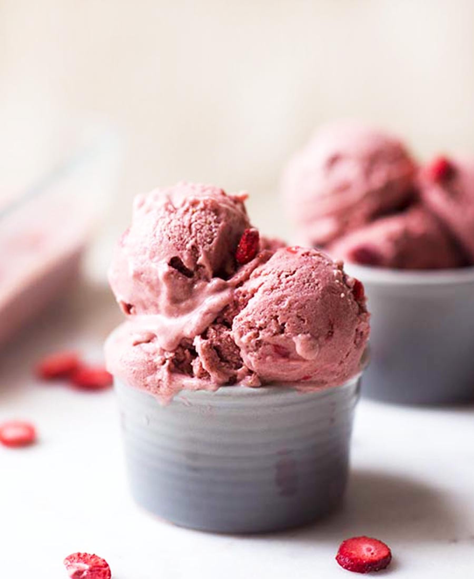 Strawberries N' Cream Vegan Ice Cream Whisk In Wellness