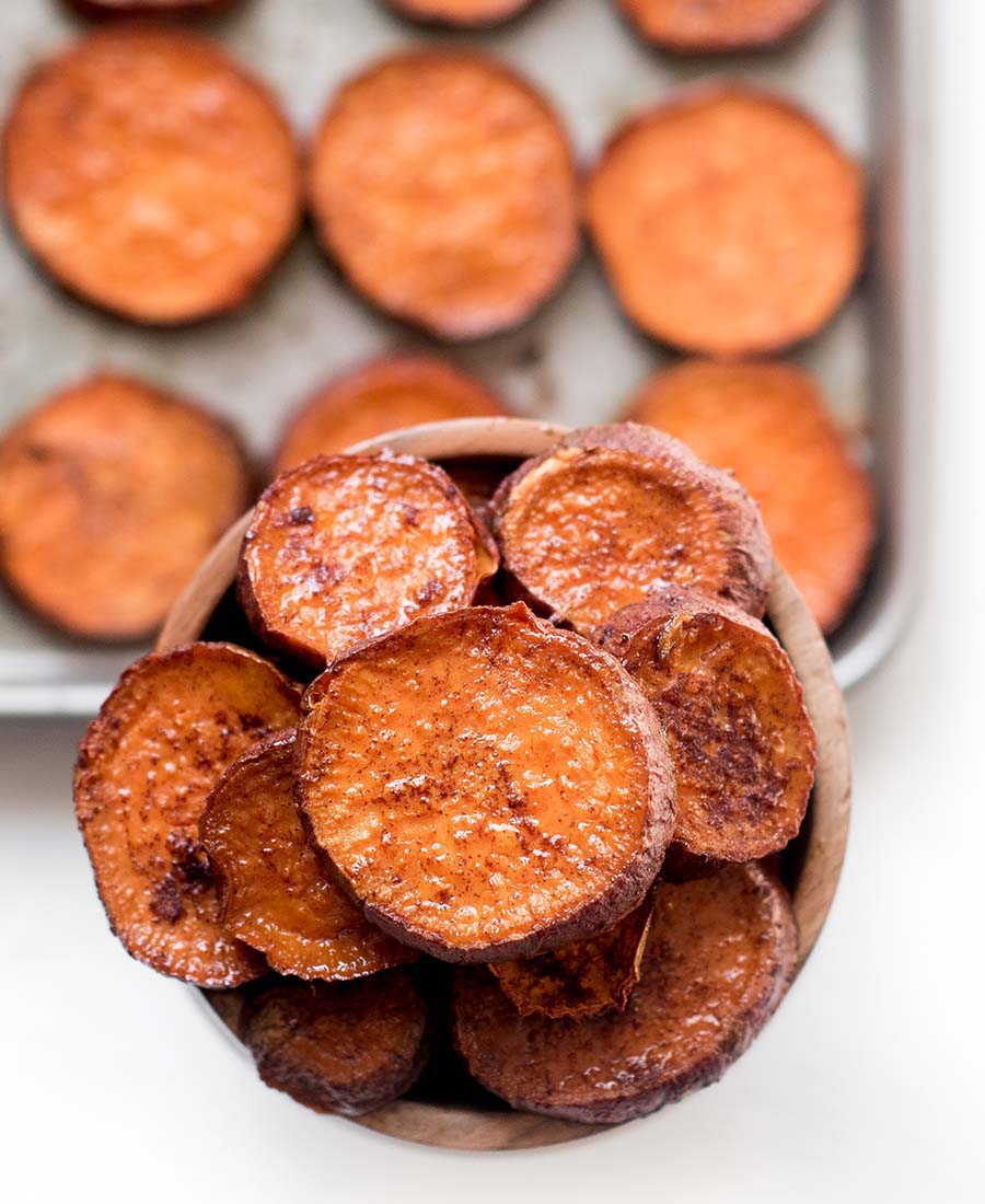 Quick & Easy Roasted Coconut Sugar Sweet Potatoes