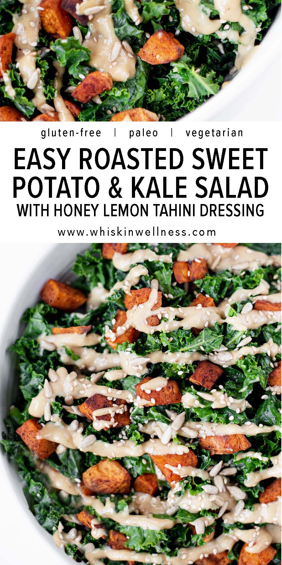 roasted pot kale salad wiw pinterest
