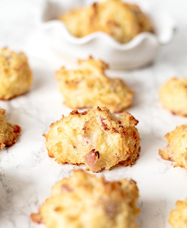 GlutenFree Cheesy Ham Drop Biscuits Whisk In Wellness